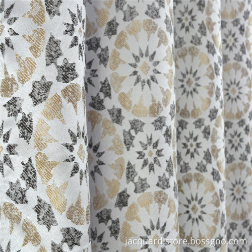 Fancy Joint Jacquard Curtain Decoration
